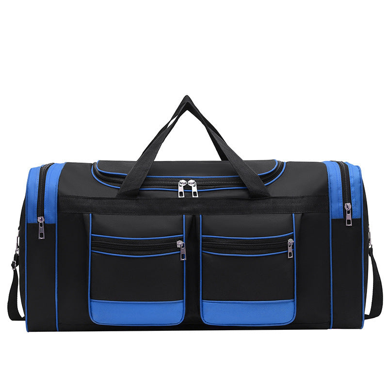 Large Capacity Nylon Travel Duffel Bag with Multiple Zippered Pockets - KALAY STORE