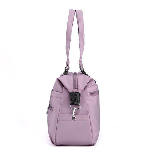 Multi-Pocket Nylon Shoulder Tote Bag - KALAY STORE
