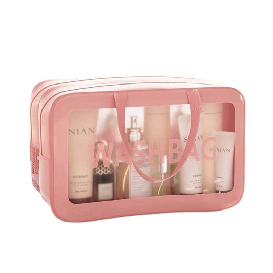 Clear View Toiletry Organizer with Dry-Wet Separation - KALAY STORE