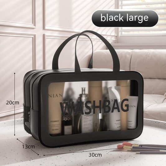 Clear View Toiletry Organizer with Dry-Wet Separation - KALAY STORE