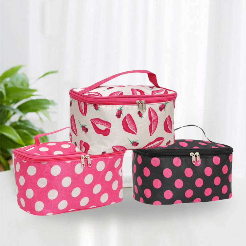 Satin Finish Cosmetic Organizer with Multiple Print Options